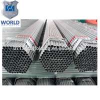 Hot rolled Q195/235/345 ERW Galvanized scaffolding pipe