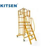 High Quality Mobile Aluminum Stair Scaffolding Mobile Scaffolding