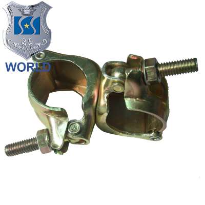 British Type Forged Double Coupler Tianjin Shisheng 48mm x48mm scaffolding pressed fixed coupler